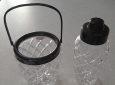 Cestello Porta Ghiaccio più Shaker da Cocktail in Cristallo molato a mano Vintage
