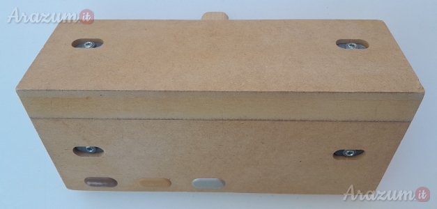Campione esempio di montaggio giunzioni perni di ancoraggio Festool Domino