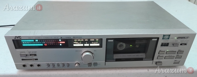 PIASTRA A CASSETTE JVC stereo deck model DD-7E VINTAGE non funzionante.