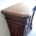 Mobile consolle o porta TV in legno di Noce con ruote sotto 5
