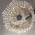 Lampadario In Ottone e Cristallo Vintage in stile impero. 5
