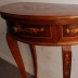 Consolle Antica XVIII SECOLO a mezza Luna in legno di Noce con un cassetto 5