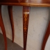 Consolle Antica XVIII SECOLO a mezza Luna in legno di Noce con un cassetto 6