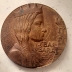 Medaglia Marinal Les 1984 Giovanna d'Arco in Bronzo