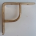Reggi Mensola Reggimensola in OTTONE PESANTE Pieno mm. 150 x 150 x 30 2