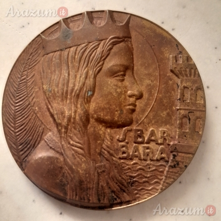 Medaglia Marinal Les 1984 Giovanna d'Arco in Bronzo