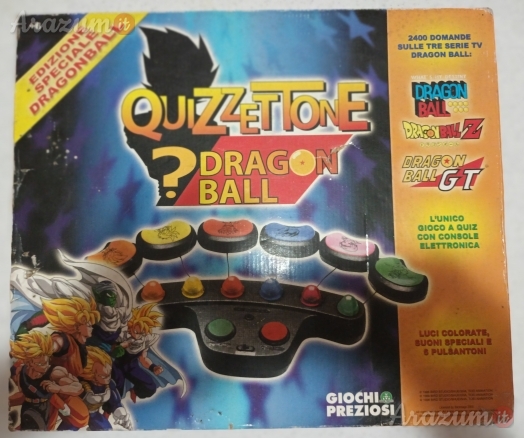 Quizzettone di Dragon Ball, un gioco di società elettronico vintage