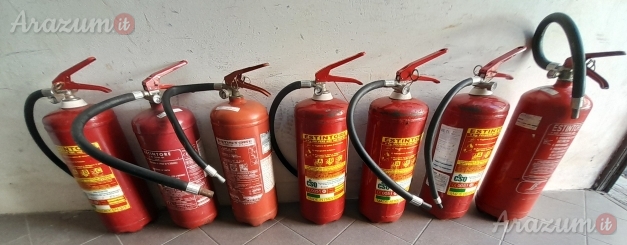 Estintori portatili carichi da 6 kg a polvere