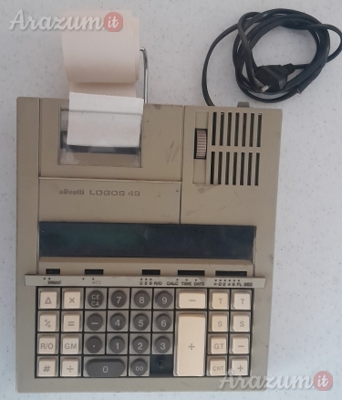 Calcolatrice vintage Olivetti Logos 49