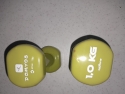 Manubri pesi da esercizio da 1 Kg. N° 2 serie (prezzo per coppia)