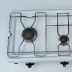 Fornello portatile a gas 3 fuochi marca Parker smaltato Bianco 3
