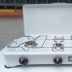 Fornello portatile a gas 3 fuochi marca Parker smaltato Bianco 2